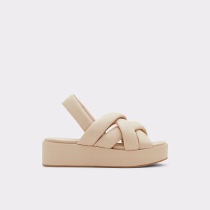 Beige Aldo Phoebie Sling Back Sandal - Sandals | 98GLPFTUI