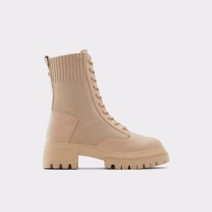 Beige Aldo Reflow-w - Lug Sole Combat Boots | 16GHFSNDI