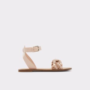 Beige Multicolor Aldo Tressa Sling Back Flat Sandal Sandals | 90TZPECRG