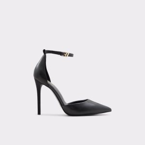 Black Aldo Blige Strap Heeled - Stiletto Heels | 40RLJHYPD