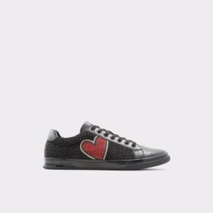 Black Aldo Carapetos Low Top Sneakers | 14VMRBPCZ