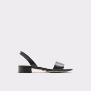 Black Aldo Doredda Sling Back Flat Sandal - Heels | 04SEWABLC