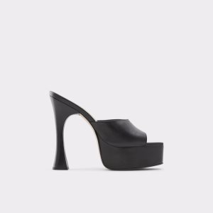 Black Aldo Faraah High Sandal - Platform Shoes | 61STOJCEK