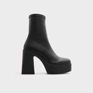 Black Aldo Grandstep Ankle Boots | 97CSVKIGM