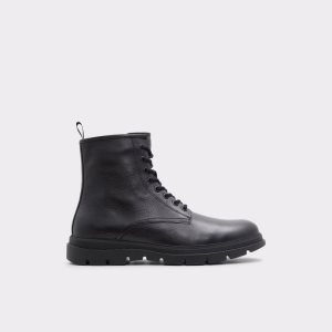 Black Aldo Graveldiver Lace-up Lace Up Boots | 87BGMZFPA