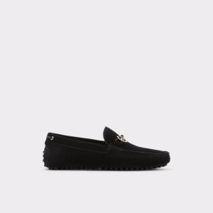 Black Aldo Guyaume Driving Casual Shoes | 92CMRODWZ