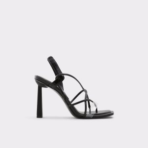 Black Aldo Juliet Thong Sandal Sandals | 69OTLJEZU