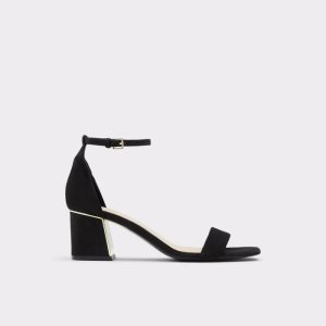 Black Aldo Kedeaviel High Sandal Block Heels | 35UXZWKRB