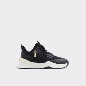 Black Aldo Labedar Wedge - Jogger Sole Sneakers | 86HQJBWZG