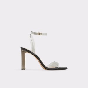 Black Aldo Miracia Heeled Sandal Sandals | 24YUPMDWA