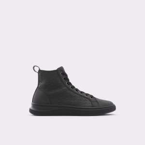 Black Aldo Mirardo High Top Sneakers | 05BPEVXJT