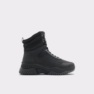 Black Aldo Mountrock High Top - Jogger Sole Rain Boots | 82GXVHDAN