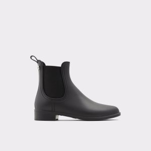 Black Aldo Rain Chelsea Boots | 27WQPUGKL