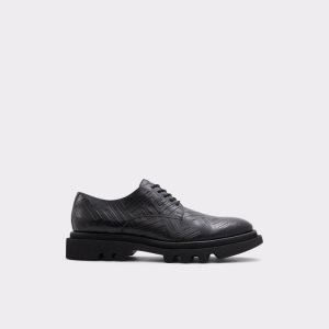 Black Aldo Sergei - Lug Sole Oxfords Shoes | 15TZNSUGH