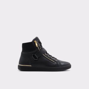 Black Aldo Yohji High Top Sneakers | 25LGEVUPI