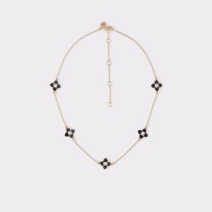 Black / Gold Multicolor Aldo Agerisee Necklace | 10WKFODTM