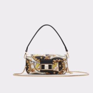 Black / Gold Multicolor Aldo Bellomax Shoulder Bags | 92OTEYMQU