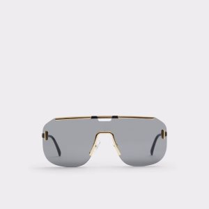 Black / Gold Multicolor Aldo Federico Sunglasses | 97GMONPVH