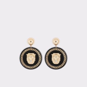 Black / Gold Multicolor Aldo Glibeth Pendant Earrings | 28FTSAQHM