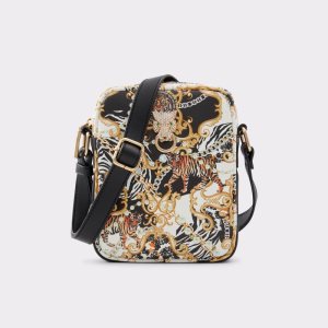 Black / Gold Multicolor Aldo Palbaro Crossbody Bags | 13GSULFVK