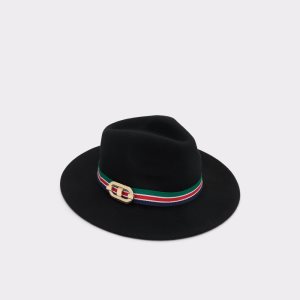 Black / Gold Multicolor Aldo Wendanad Fedora Hats | 15AJPUBYO