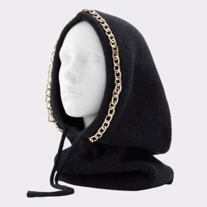 Black / Gold Multicolor Aldo Yba Hood Hats | 50GXMLWTJ