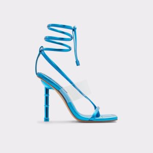 Blue Aldo Elektra Strappy Heeled Sandal Sandals | 69KODWGXM