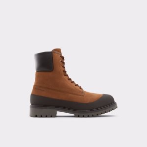 Brown Aldo Careg Lace Up Boots | 05YWLVIFZ