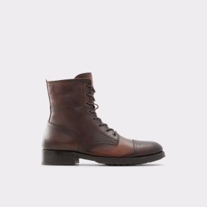 Brown Aldo Coolport Lace Up Boots | 05YXRUWIJ