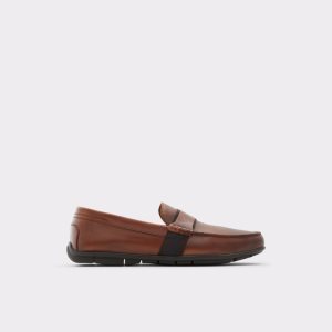 Brown Aldo Damianflex Driving Casual Shoes | 24NPHUDLM