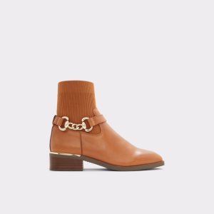 Brown Aldo Franina Chelsea Boots | 06FALJURZ