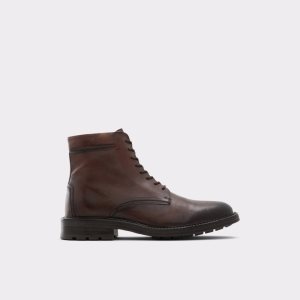 Brown Aldo Mireridien Lace Up Boots | 18LYMIAJU