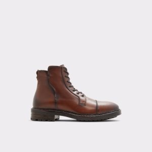 Dark Brown Aldo Adrardosien Lace-up Lace Up Boots | 10YWCKTOH