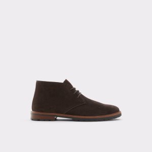 Dark Brown Aldo Malrose Chukka Lace Up Boots | 12THVKCLY