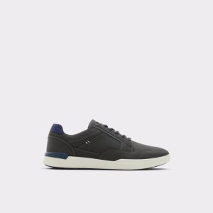 Dark Grey Aldo Edelian Low Top Sneakers | 95LPFCMSU