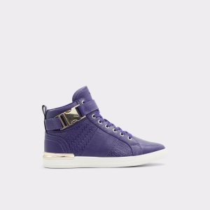 Dark Purple Aldo Brauerr High Top - Cup Sole Sneakers | 05KYTSCMP