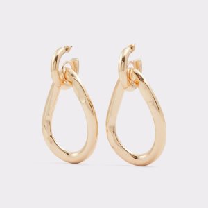 Gold Aldo Alaolith Hoop Earrings | 42SGQOUKE