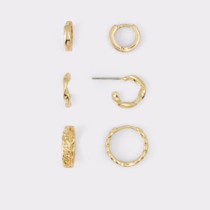 Gold Aldo Groregan Hoop Earrings | 87CJBSRKT