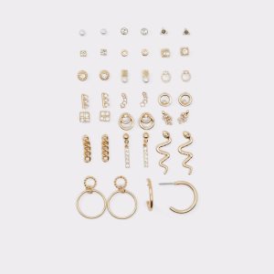 Gold / Multicolor Aldo Aberradan Earrings | 63DXKEGLB