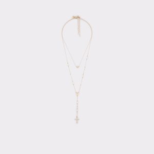 Gold / Multicolor Aldo Aceranad Necklace | 86VFNGRED