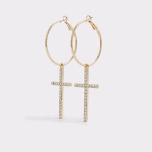 Gold / Multicolor Aldo Anedeb Hoop Earrings | 96HSFXDPE