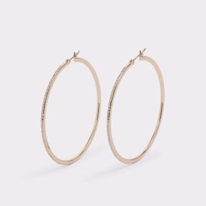 Gold / Multicolor Aldo Eryri Hoop Earrings | 52CEPVMJD