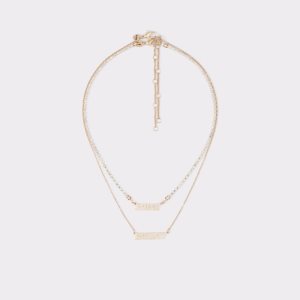 Gold / Multicolor Aldo Ferin Necklace | 82IPDGLZK