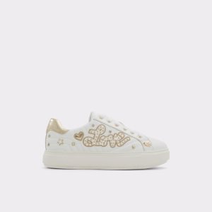 Gold / Multicolor Aldo Lovenow Low Top - Cup Sole Sneakers | 41UNJFLMP