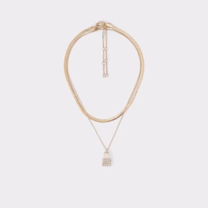 Gold / Multicolor Aldo Neuve Necklace | 70QOBZCLF