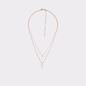 Gold / Multicolor Aldo Pawflyl Necklace | 75BWFVTXR