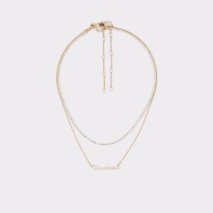 Gold / Multicolor Aldo Wylolden Necklace | 13CHYGQNU