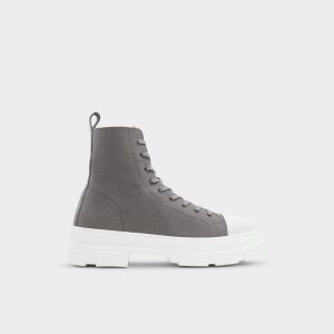 Grey Aldo Clubb Lace-up Lace Up Boots | 94BAHNOTC