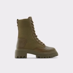 Khaki Aldo Reflow-w - Lug Sole Combat Boots | 15LFAWSMZ