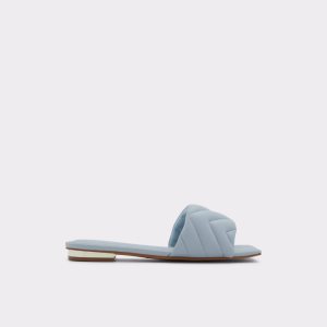 Light Blue Aldo Moniq Slide Sandal Sandals | 64XWMGBPT